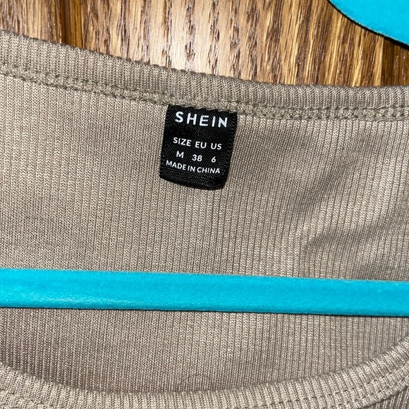 Cropped tan tee from shein - Picture 3 of 3